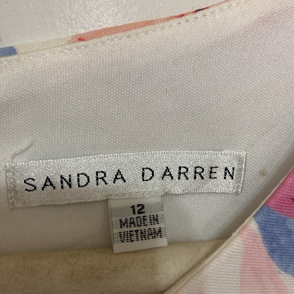 Sandra Darren Floral Dress - Pink and Red - Picture 4 of 5